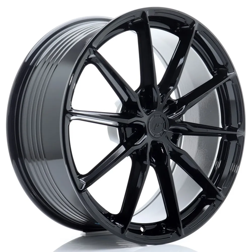 Japan Racing JR-37 Extreme Concave 21x9.5" (5 hole custom PCD) ET10-58, Gloss Zwart met beschermende folie