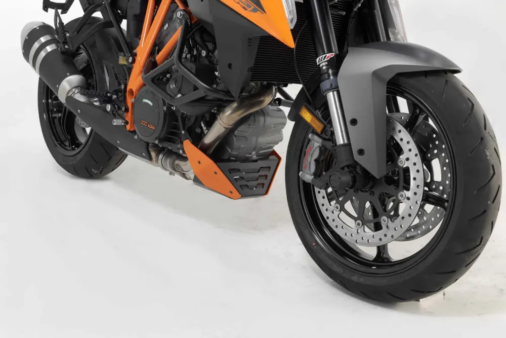 Protecciones Del Motor Negro / Naranja Para KTM Super Duke 1290 14-23 Complete set met bevestigingsmateriaal