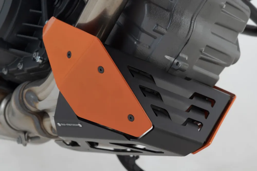Protecciones Del Motor Negro / Naranja Para KTM Super Duke 1290 14-23 Complete set met bevestigingsmateriaal