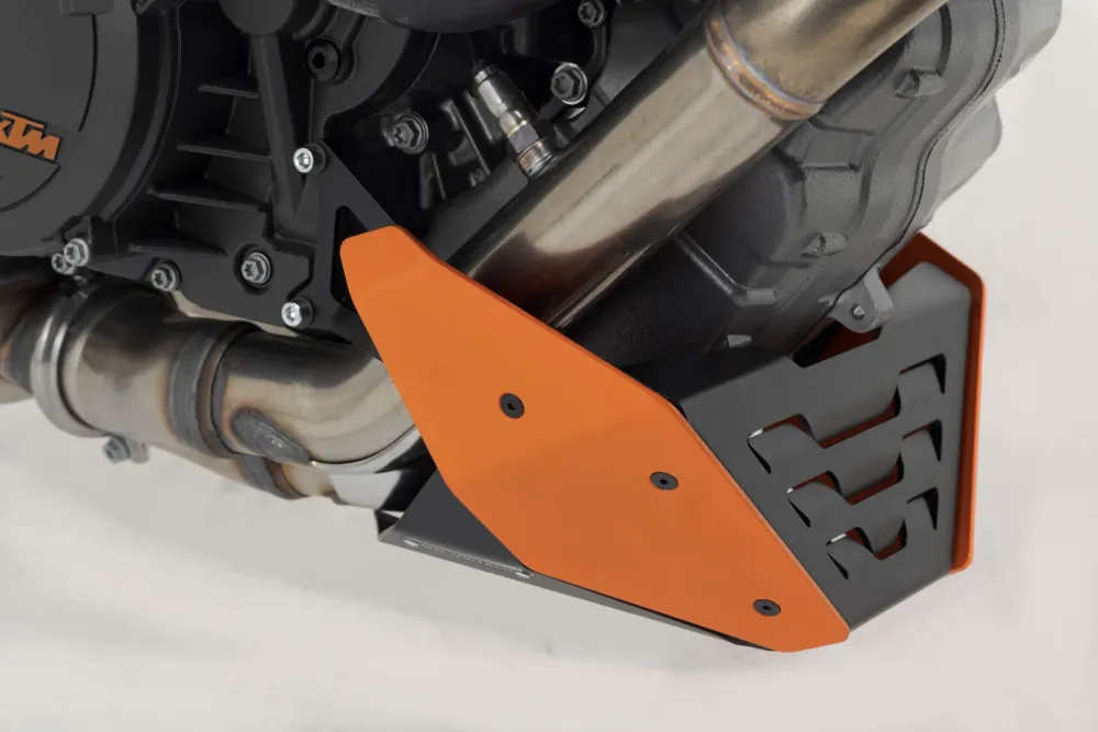 Protecciones Del Motor Negro / Naranja Para KTM Super Duke 1290 14-23 Complete set met bevestigingsmateriaal