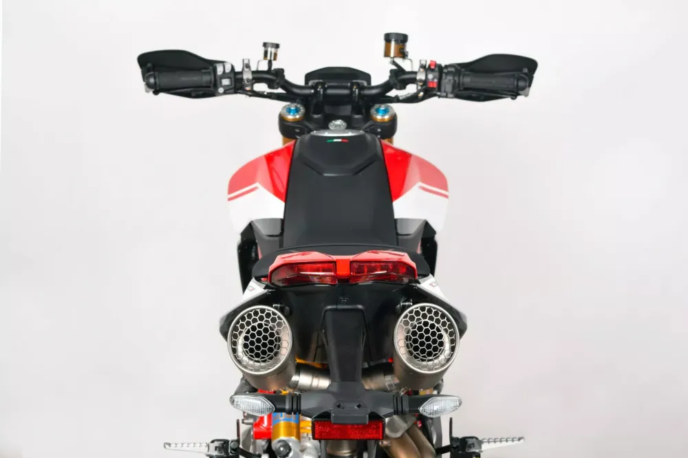 Silenciador Grid-O Doble Slip-On Para Ducati Hypermotard 950 SP ABS 19-21, Hypermotard 950 SP ABS RVE Graffiti Livery 21-24
