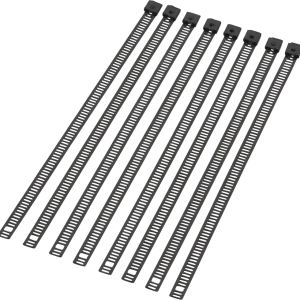 MOOSE RACING HARD-PARTS LADDER-STYLE CABLE TIES CABLE TIE ZWART 8" 8PK