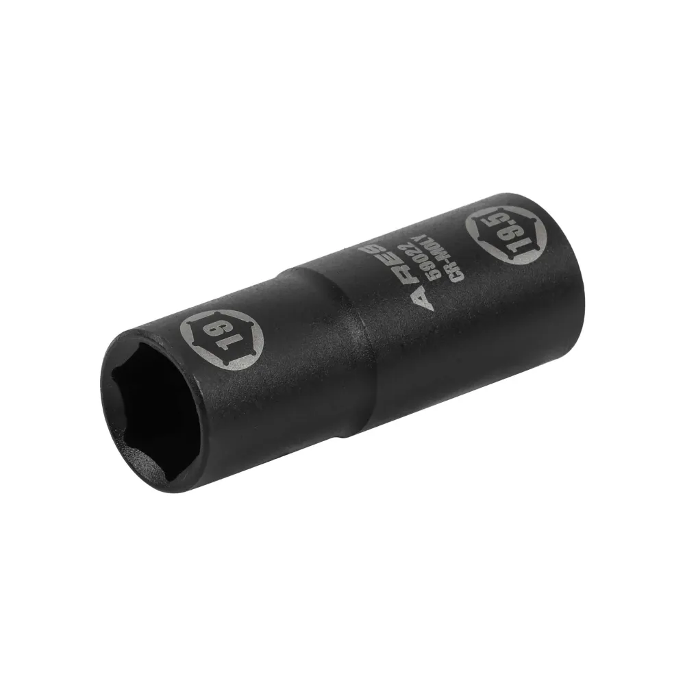 ARES 59022 - 1/2-inch Drive 19 x 19.5mm Half Size Lug Nut Flip Socket