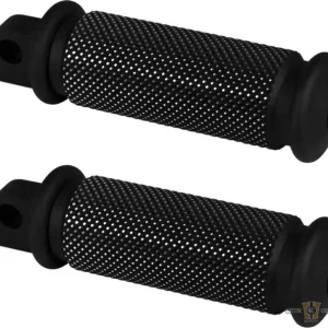 Base Rubber Fußrasten-Set Black Cut Harley-Davidson