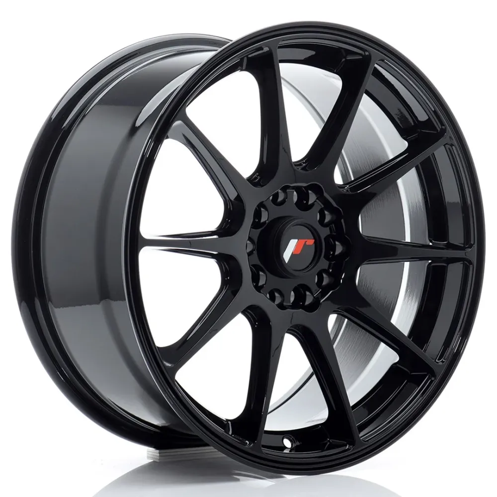 Japan Racing JR-11 17x8" 4x100/108 ET25, Gloss Zwart