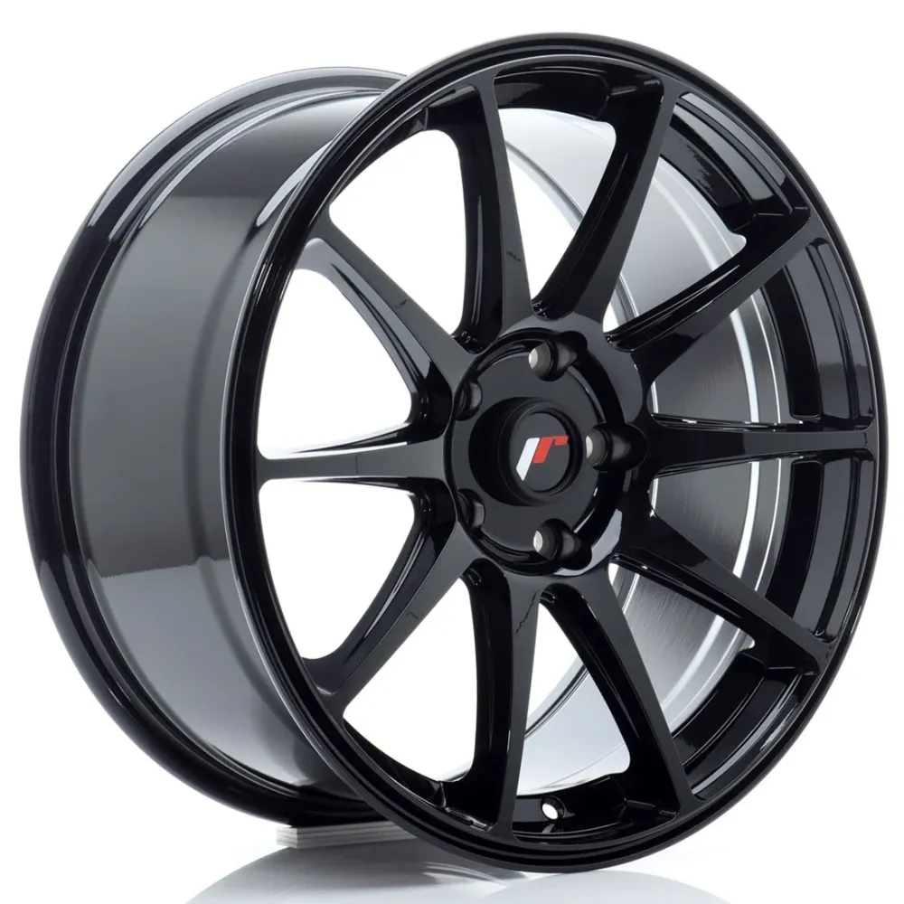 Japan Racing JR-11 18x8.5" 5x112 ET40, Gloss Zwart