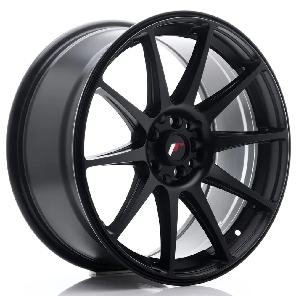 Japan Racing JR-11 18x8.5" 5x112/114.3 ET40, Flat Koolzwart