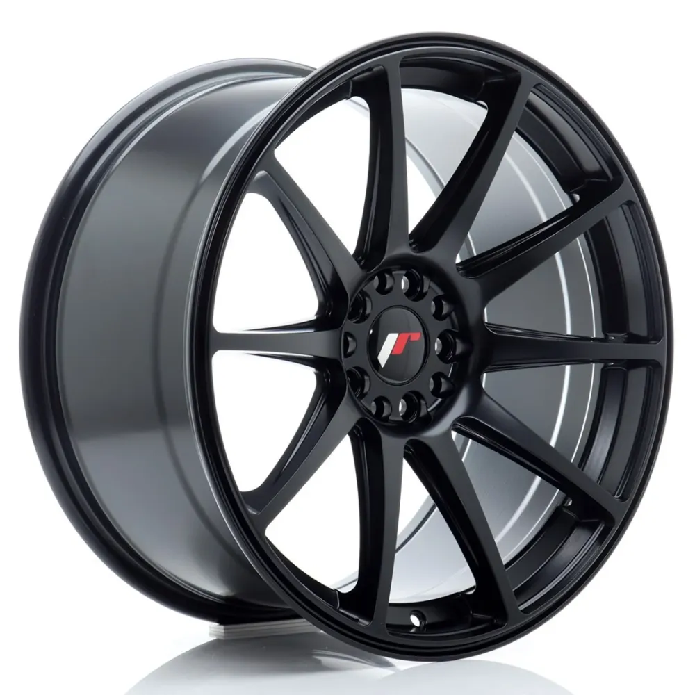 Japan Racing JR-11 Extreme Concave 19x9.5" 5x112/114.3 ET35, Flat Koolzwart