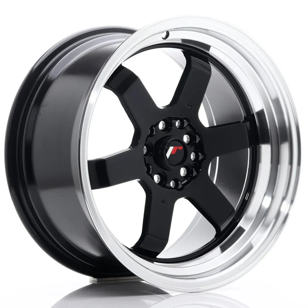 Japan Racing JR-12 17x9" 5x100/114.3 ET25, Gloss Zwart