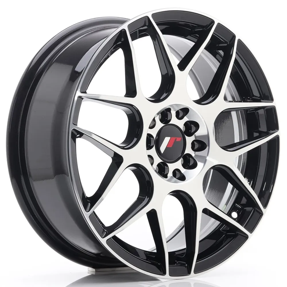Japan Racing JR-18 17x7" 4x100/114.3 ET40, Koolzwart Machined