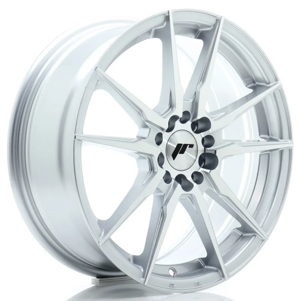 Japan Racing JR-21 17x7" 5x100/114.3 ET40, Machined Platinagrijs