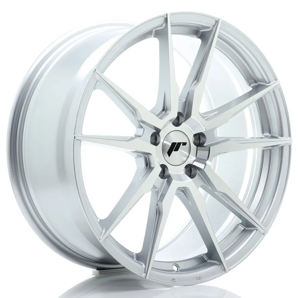Japan Racing JR-21 19x8.5" 5x112 ET45, Machined Platinagrijs