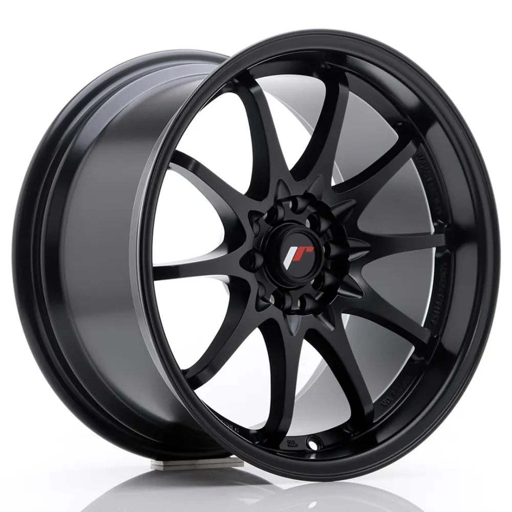 Japan Racing JR-5 17x9.5" 5x100/114.3 ET25, Flat Zwart