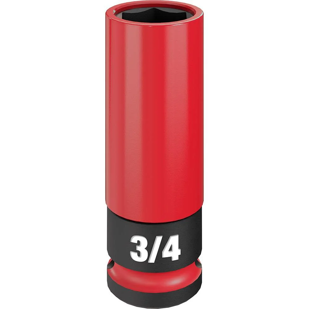 MILWAUKEE SHOCKWAVE IMPACT DUTY 1/2 Drive 3/4" SAE Lug Nut Wheel Socket