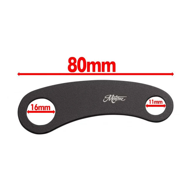 Motone, Turn Signal Brackets, Top Shock Mount. Ebbenhout