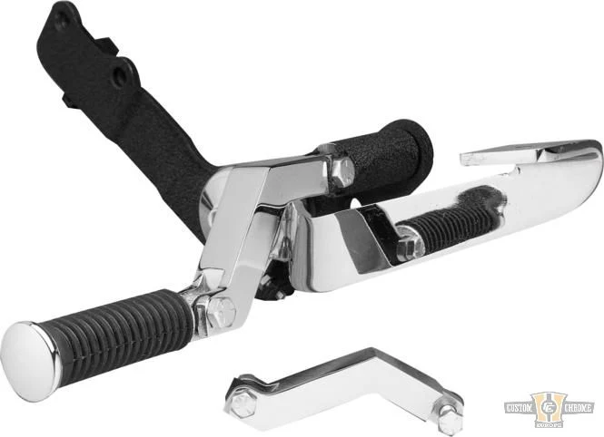 Offset Footpeg Extensions Verchroomd Harley-Davidson