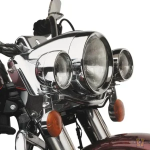 Frenched Headlight Trim Ring Chroom Harley-Davidson