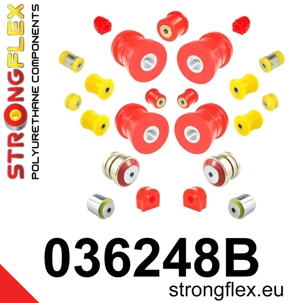 Full suspension polyurethane bush kit - BMW > Serie 5 > V E60 / E61 > E60 Sedan > Sedan RWD|BMW > Serie 5 > V E60 / E61 >...