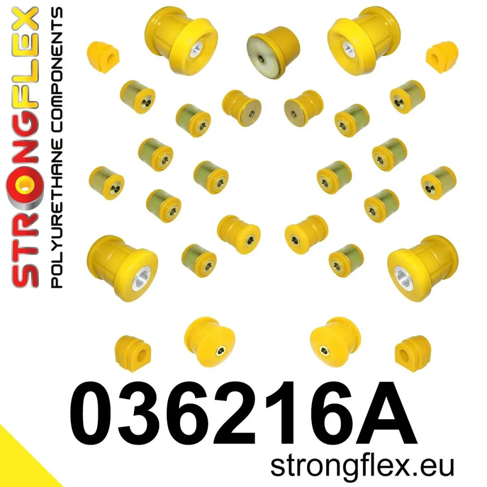 Full suspension polyurethane bush kit SPORT - BMW > Serie 3 > V E90 / E91 / E92 / E93 > E90 / E91 / E92 xi / xd