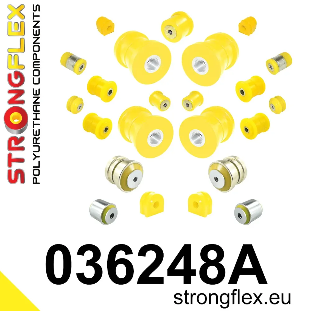 Full suspension polyurethane bush kit SPORT - BMW > Serie 5 > V E60 / E61 > E60 Sedan > Sedan RWD|BMW > Serie 5 > V E60 /...