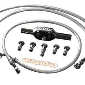 High End Brake Line Kit Stainless Rvs Clear Coated 49,75" Harley-Davidson