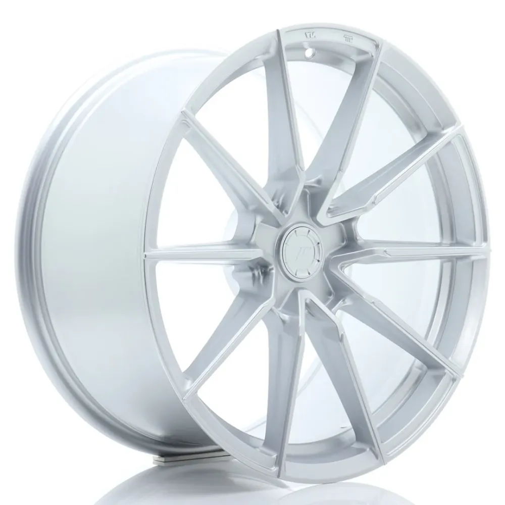 Japan Racing SL-02 Super Light 19x10.5" (5 hole custom PCD) ET15-57, Machined Zilver
