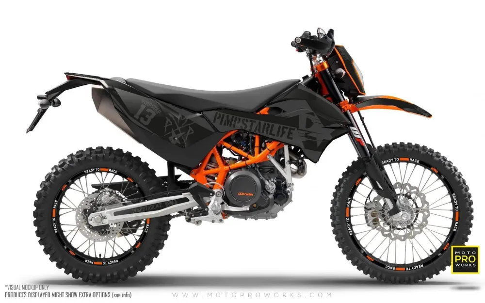 KTM GRAPHICS - Pimpstarlife "BATTLESCAR" (dark)