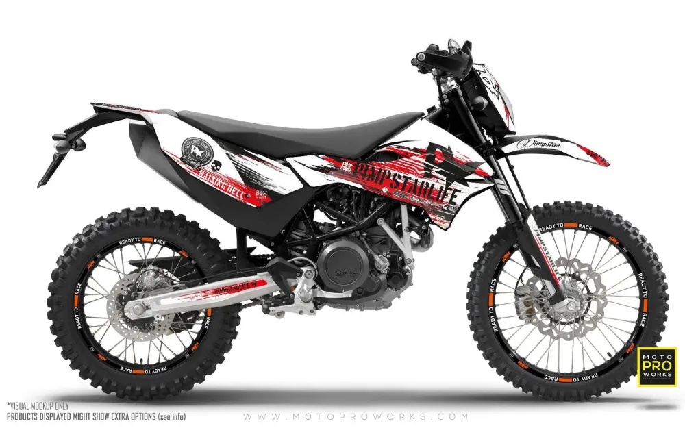 KTM GRAPHICS - Pimpstarlife "HELLION" rood