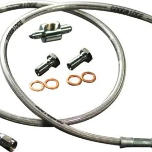OEM Style Brake Line Kit Stainless Staal Clear Coated 49,75" Harley-Davidson