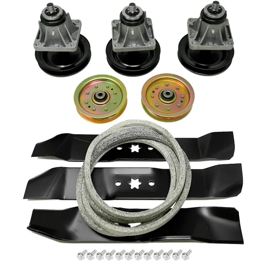 Spindle Belt Blade Idler Deck Rebuild Kit Cub Cadet 46 Inch i1046 LT1045 (Before 2007 MTD 13AP605H755)