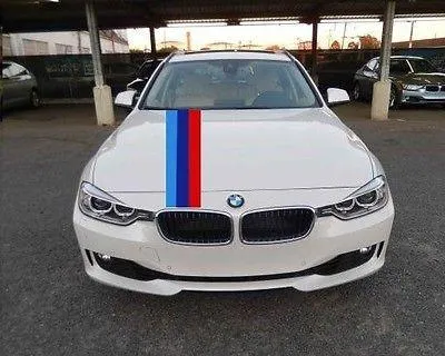 M Style Hood Stripe Hash Mark Racing Stripe Rally Decal Kit BMW 3 Series