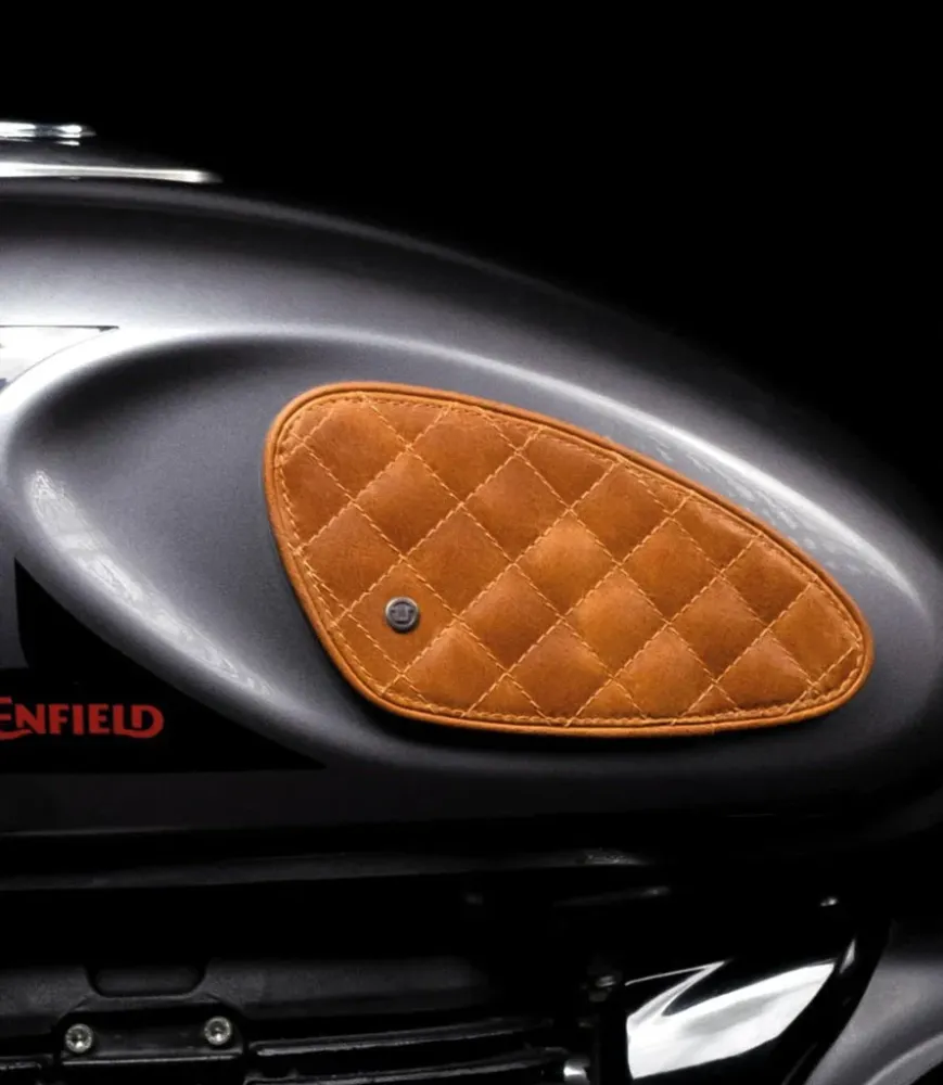 Tank Side Protectors HNTR 350 - Ramble Diamond - Nostalgisch Tan
