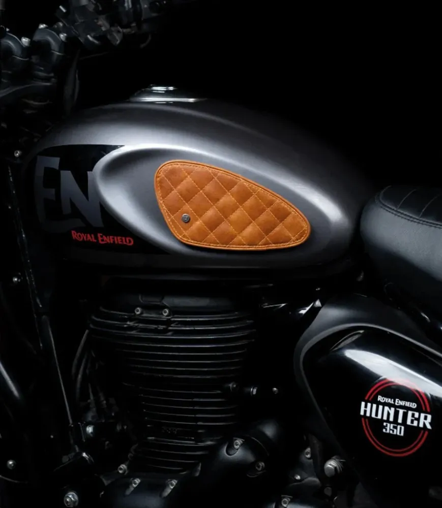 Tank Side Protectors HNTR 350 - Ramble Diamond - Nostalgisch Tan