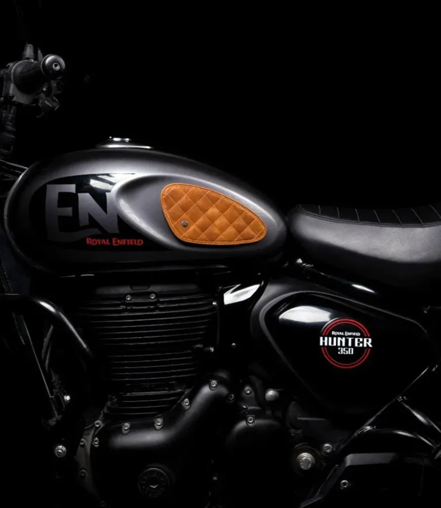 Tank Side Protectors HNTR 350 - Ramble Diamond - Nostalgisch Tan