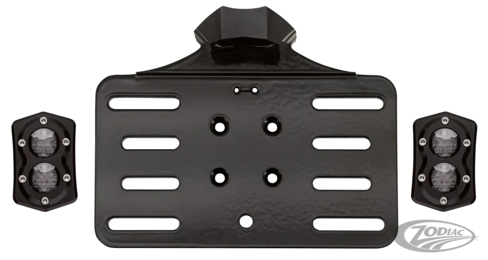 Vity's Taillight/licenseplate kit zwart Harley-Davidson