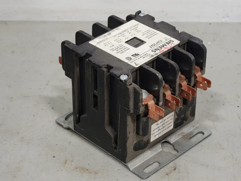 25 Amp, 4 Pole, 110/120 VAC Coil Contactor 42AF25AF