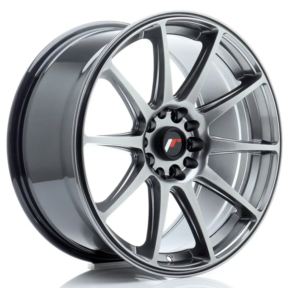 Japan Racing JR-11 18x8.5" 5x112/114.3 ET40, Hyper Ravenzwart
