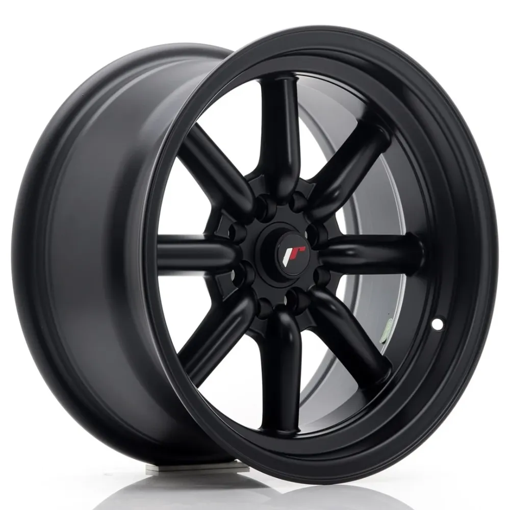 Japan Racing JR-19 16x8" 4x100/114.3 ET0, Flat Koolzwart