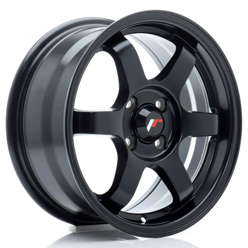 Japan Racing JR-3 15x7" 4x114.3 ET40, Flat Zwart