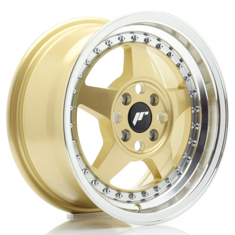 Japan Racing JR-6 15x7" 4x100 ET35, Verguld