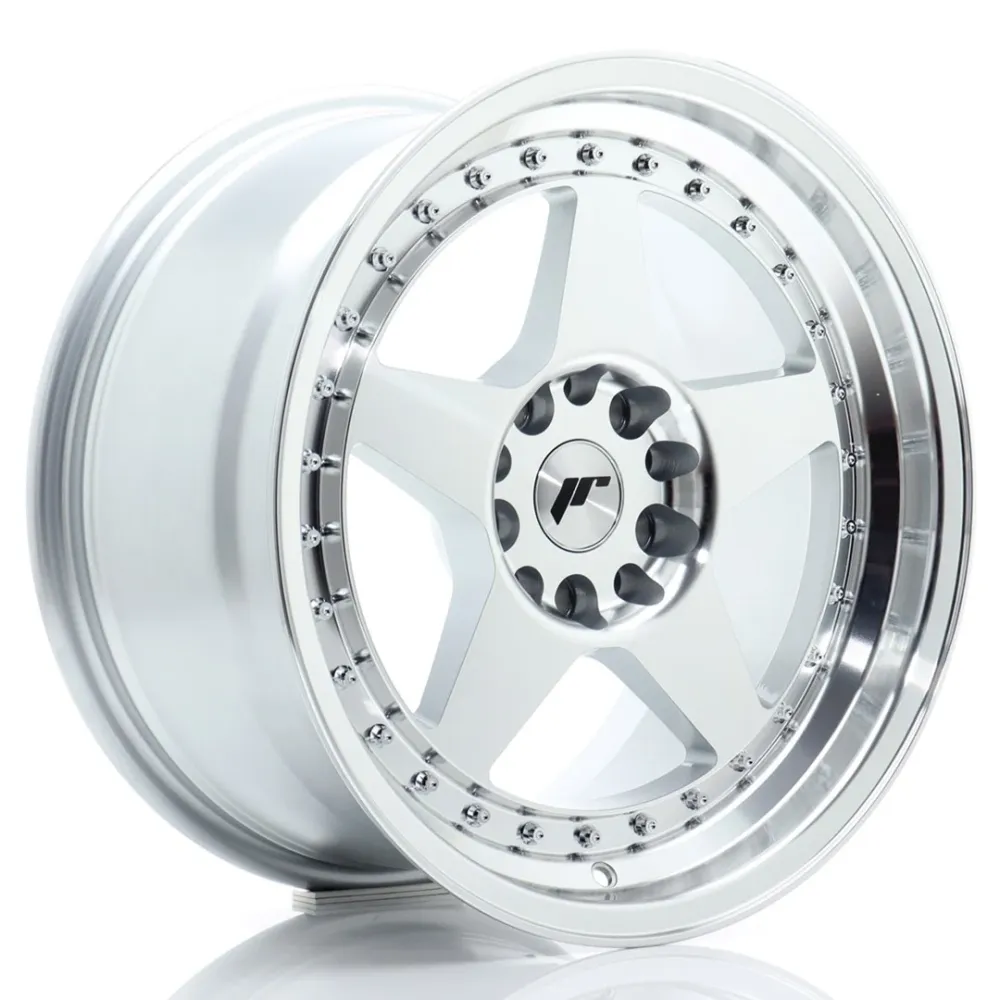 Japan Racing JR-6 17x9" 5x114.3/120 ET25, Machined Staalgrijs