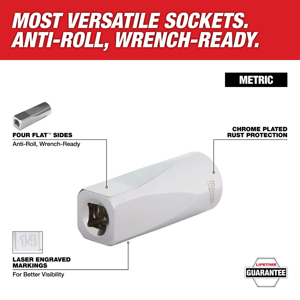 3/8" Drive 7mm Metric 6-Point Deep Socket