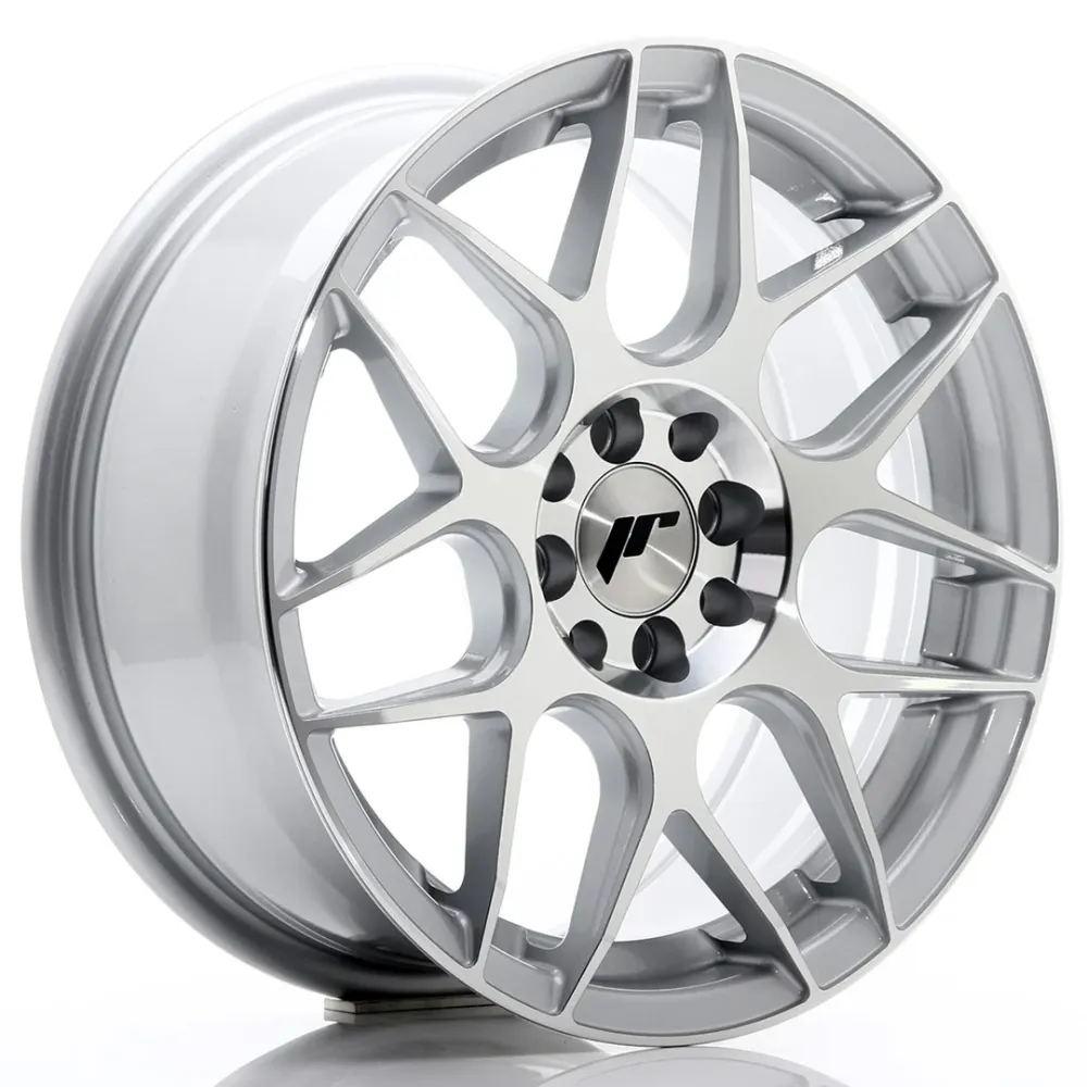 Japan Racing JR-18 16x7" 4x100 ET35, Machined Kwikzilver