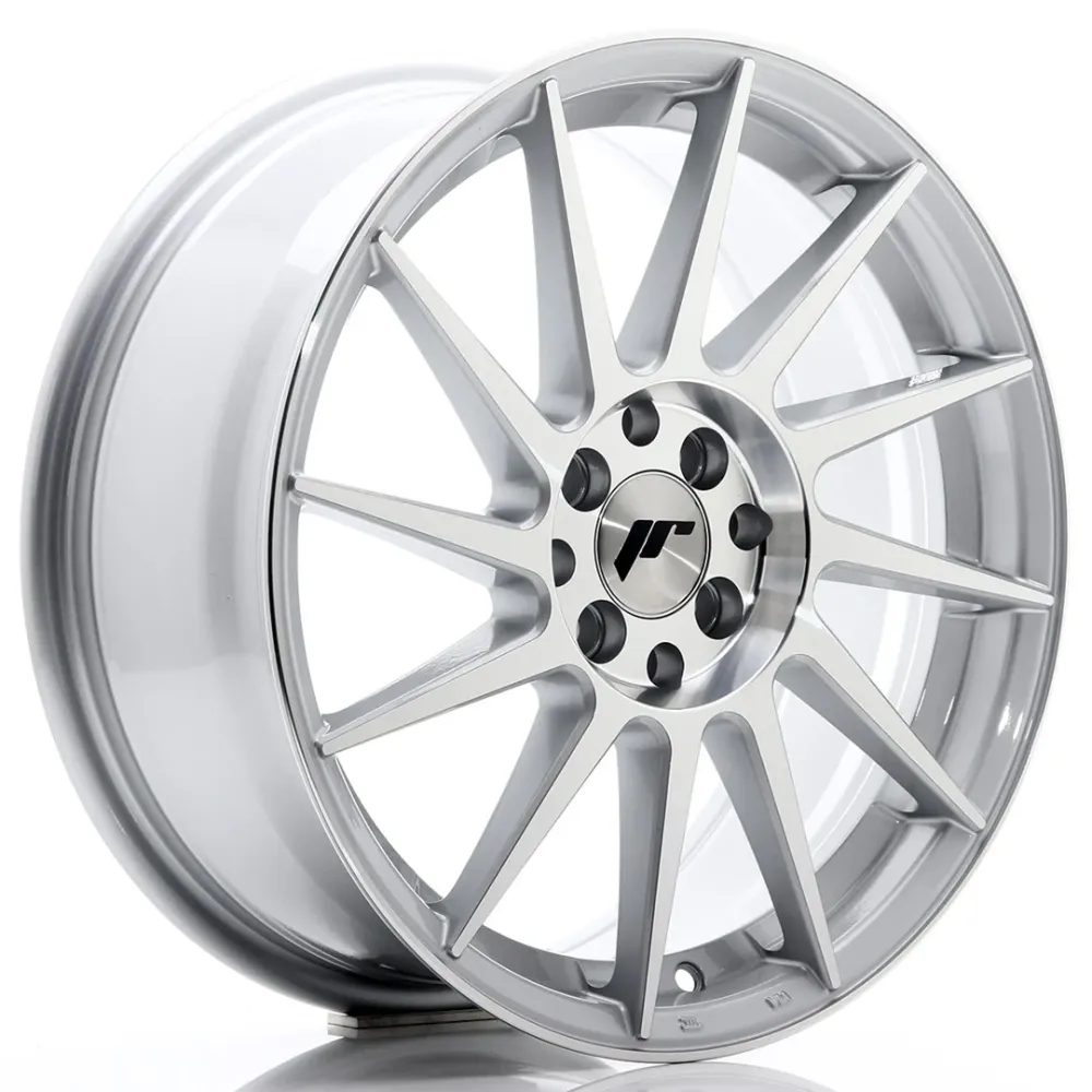 Japan Racing JR-22 17x7" 4x100/108 ET25, Machined Kwikzilver