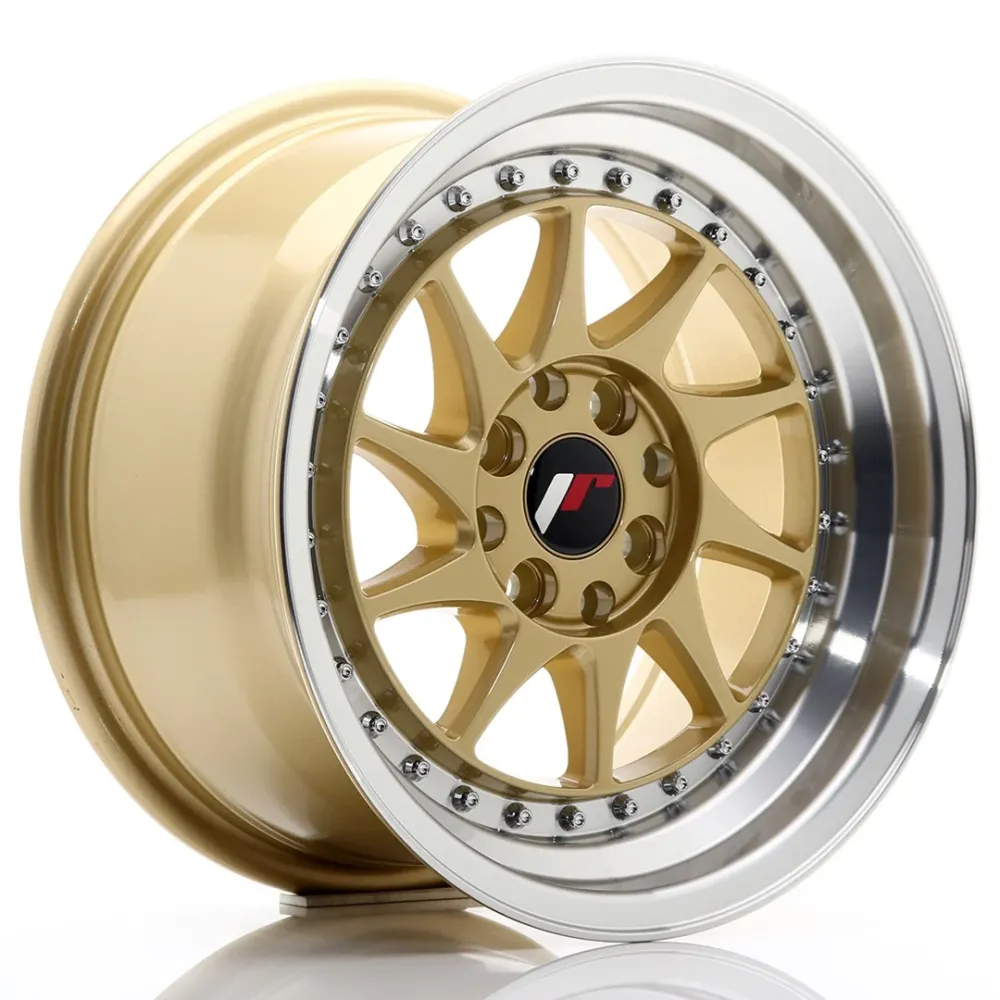 Japan Racing JR-26 15x8" 4x100/108 ET25, Gouden