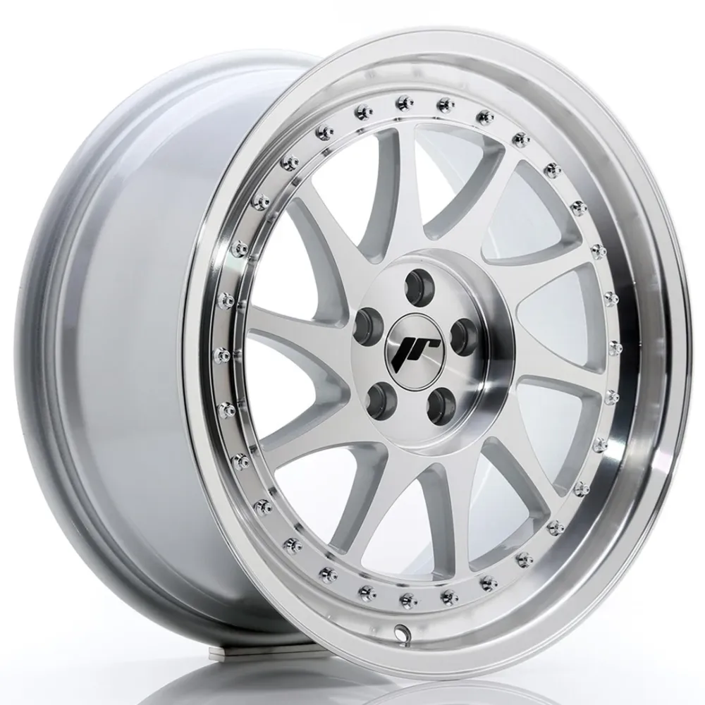 Japan Racing JR-26 18x8.5" 5x100 ET35, Staalgrijs
