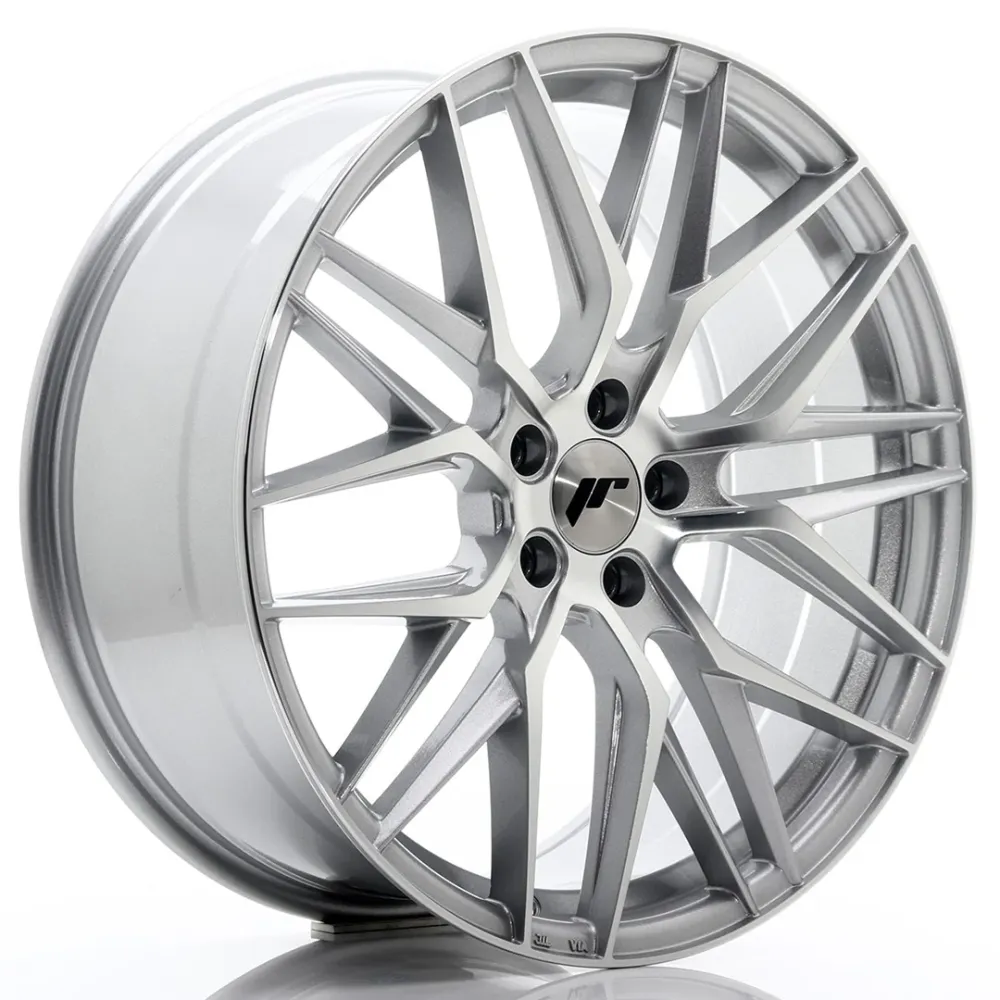 Japan Racing JR-28 20x8.5" 5x120 ET35, Kwikzilver, Machined Face