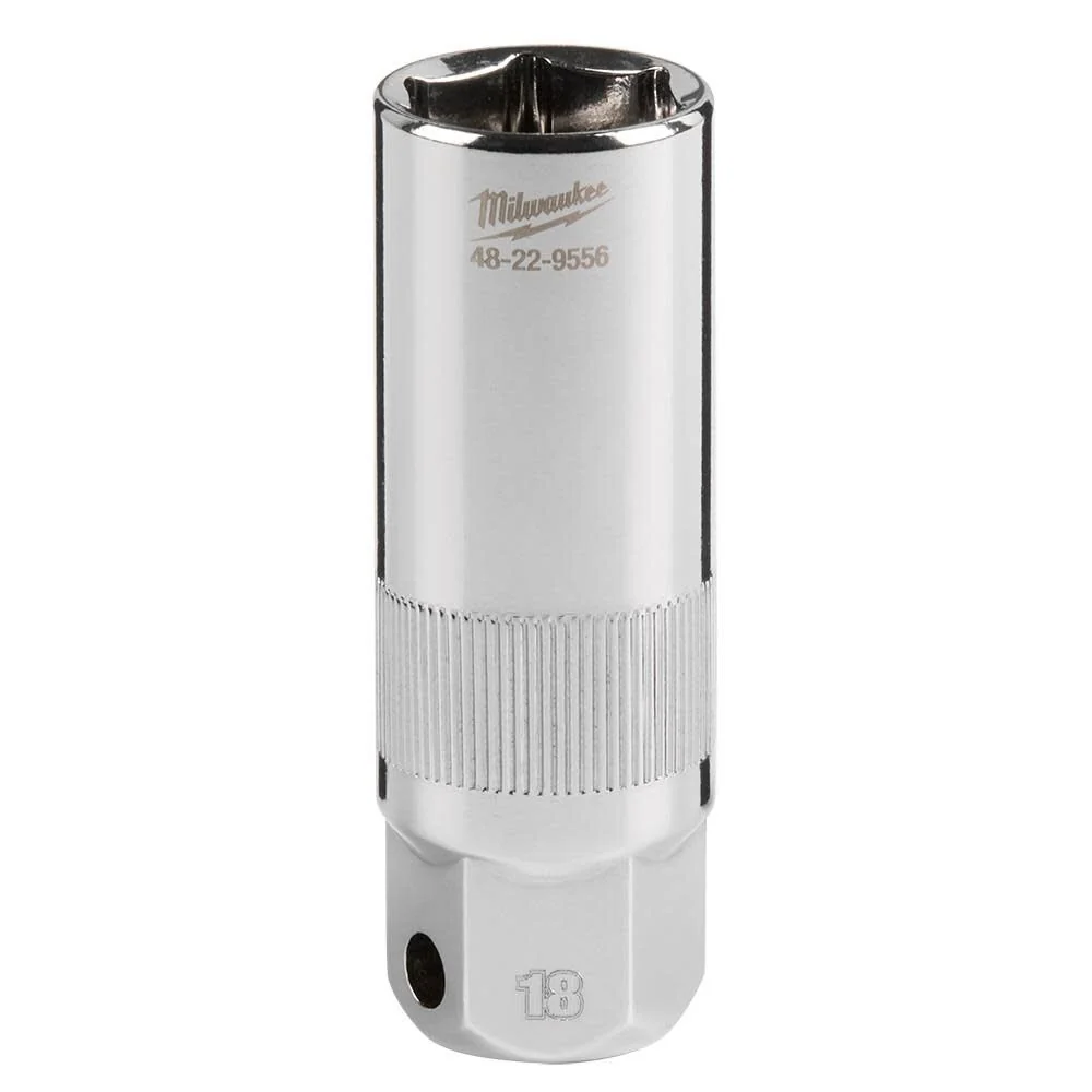 MILWAUKEE 3/8" Drive 18 mm Spark Plug Socket