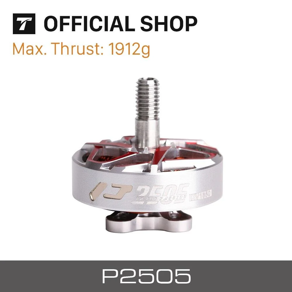T-MOTOR P2505 KV1850 4-6S 2KG Thrust FPV Outrunner Brushless Motor Freestyle Version