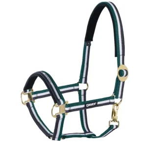 Ventilerend Halter sliding Buckle Racinggreen-White-Nightblue C